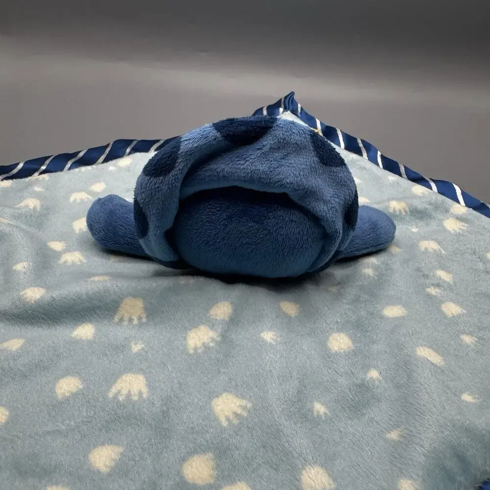 Cloud Island Lovey Dinosaur Blue Dino Baby Blanket Satin Edges Triceratops 14